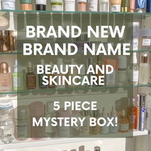BEAUTY AND SKINCARE MYSTERY BOX WITH 5 PRODUCTS
